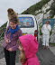 Aporna r ett stende inslag vid besk i Gibraltar